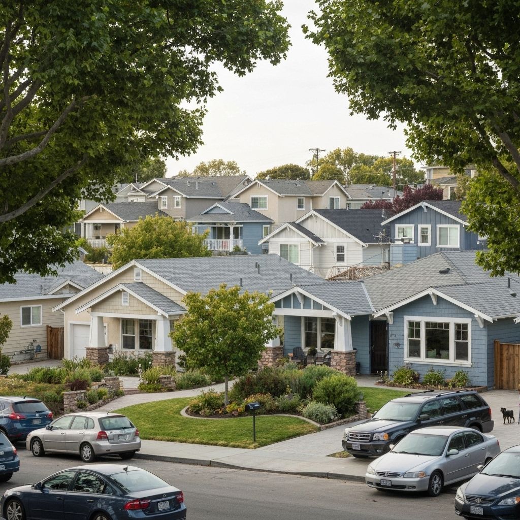 Newark California residential area