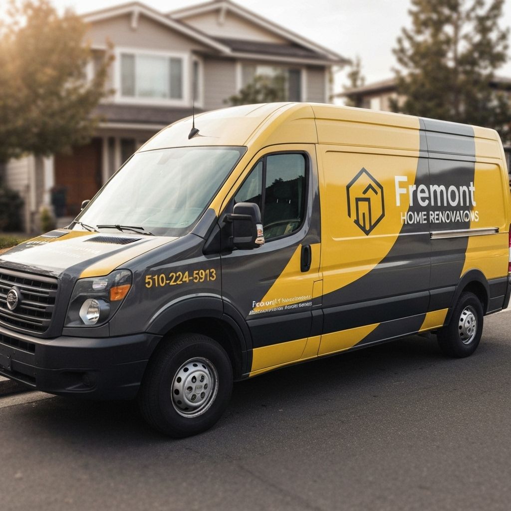 Fremont Home Renovations service vehicle ready to serve the community